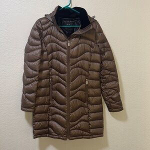 Andrew Marc Brown Quilted light weight down Women's Jacket